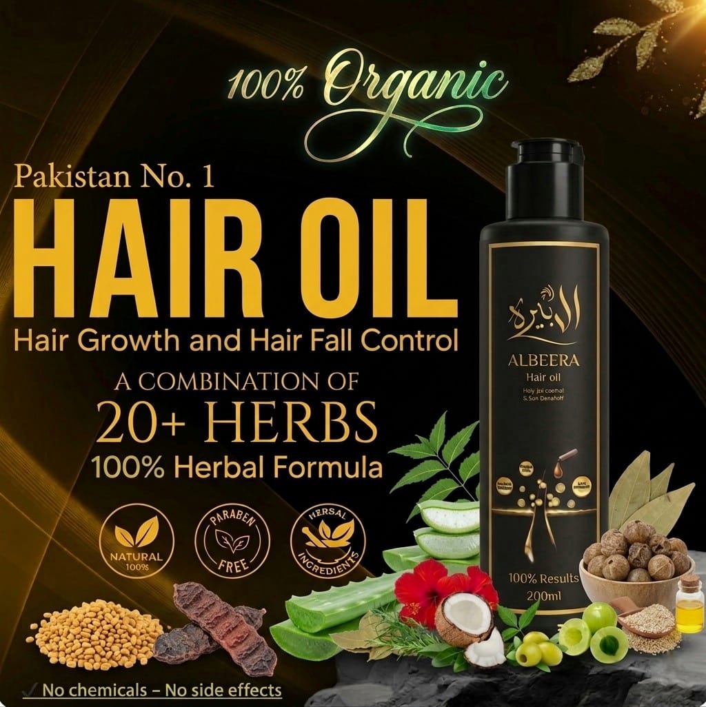 ALBEERA ORGANIC HAIR OIL| HAIR FALL CONTROL AND ANTI DANDRUFF